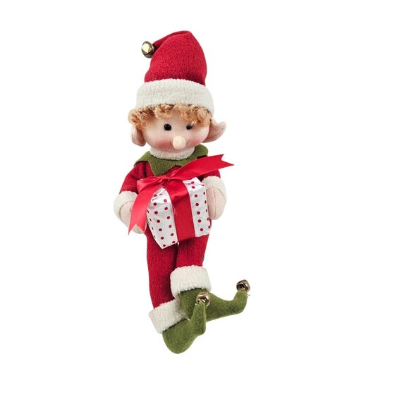 Hobby Lobby Christmas Home Collection 2011 Santas Helper Shelf Sitter Elf NWT - Picture 1 of 10